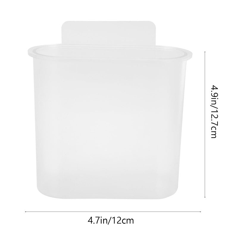 2Pcs Punch Free Wall Mounted Toothbrush Holder Bathroom Organizer With Drainage For Shower Home Supplies - Image 3