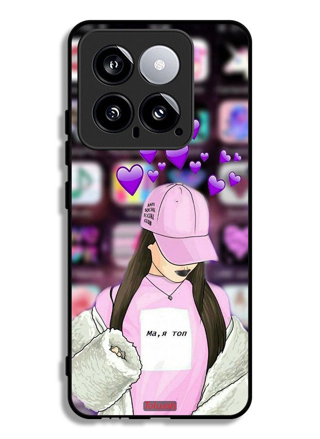 Tolwak Xiaomi 14 Protective Case Cover Anti Social Club  - Image 1