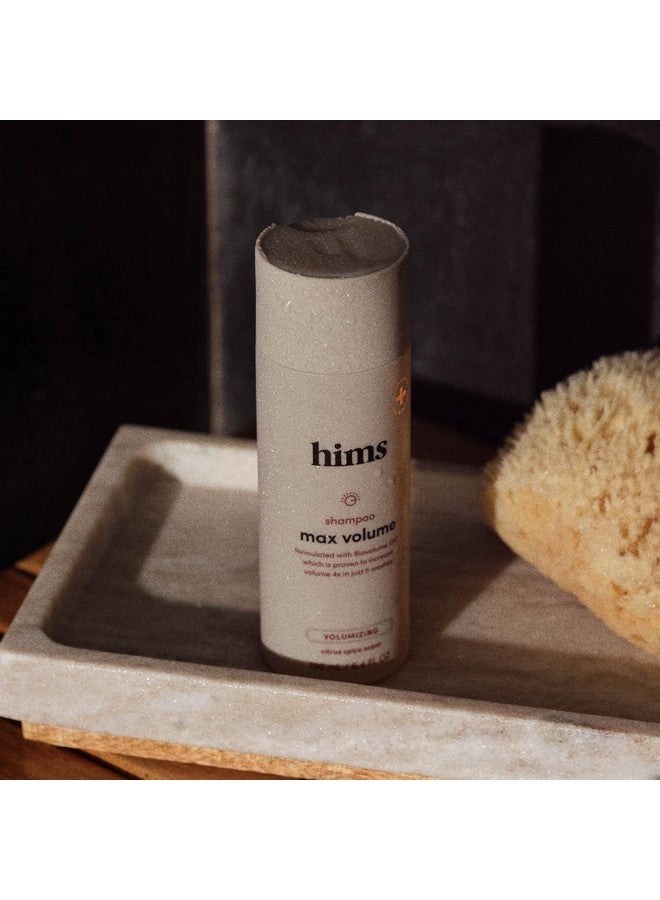 HIMS & HERS hims Max Volume Shampoo 2 Pack - Volumizing Shampoo for Men with Biotin - Citrus Spice - Men's Natural Shampoo Adds Volume, Shine & Bounce - 2 x 6.4 fl oz Bottles - Image 5