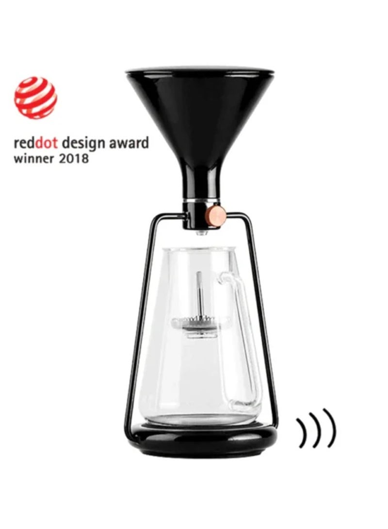 Goat Story Gina Smart Coffee Maker with Integrated Scale, Brew your coffee in 3 different ways - pour-over, immersion, and cold drip, Bluetooth App Connectivity - Black - Image 1