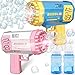 Beria Bubble Machine 2 Pack Bubble Gun for Toddlers Toys for Kids 3 4 5 6 7 8 Years Old Bubbles Maker Blower Toy for Boys Girls Outdoor Indoor Birthday Wedding Party Gifts for Ages 48 - Image 2