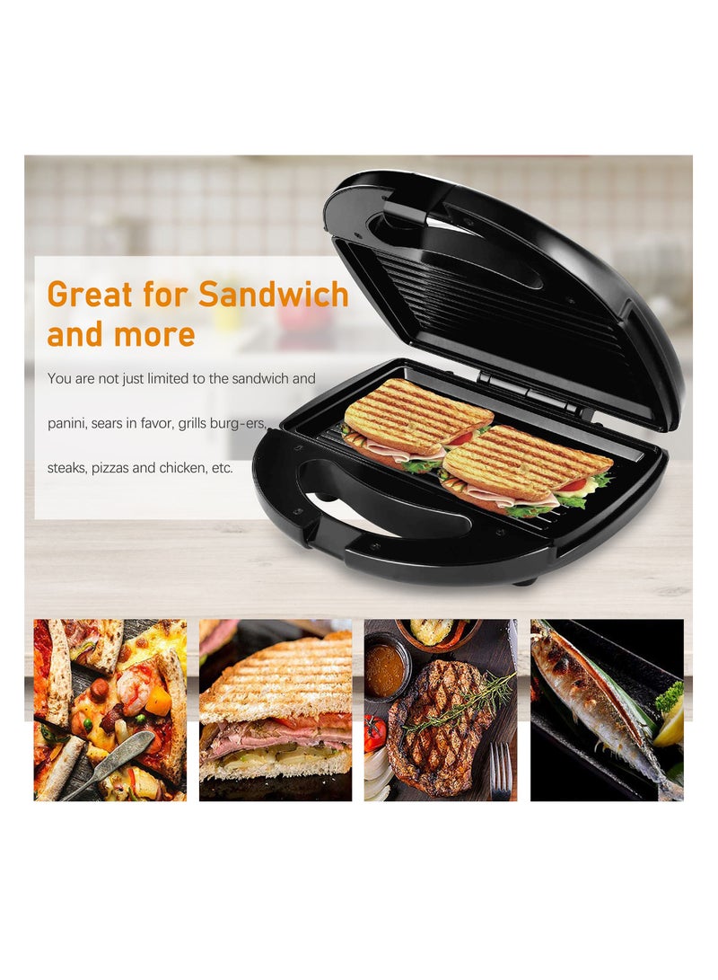 general Striped Sandwich Breakfast Maker, Multifunctional Grilled Steak Maker, Panini MakerPanini Maker, easy to make sandwiches, grilled meats and paninis for family breakfasts! - Image 3