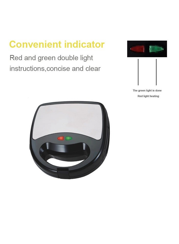 general Striped Sandwich Breakfast Maker, Multifunctional Grilled Steak Maker, Panini MakerPanini Maker, easy to make sandwiches, grilled meats and paninis for family breakfasts! - Image 5