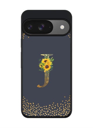 For Google Pixel 9 Case,Slim fit Camera Protection, Shockproof Thin Phone cover - Custom Floral Monogram - J (Grey ) - pzsku/Z2E9147EC61BAAB4394D4Z/45/_/1732111199/65f7124c-06aa-46d4-b1cf-68e38e41c2cd