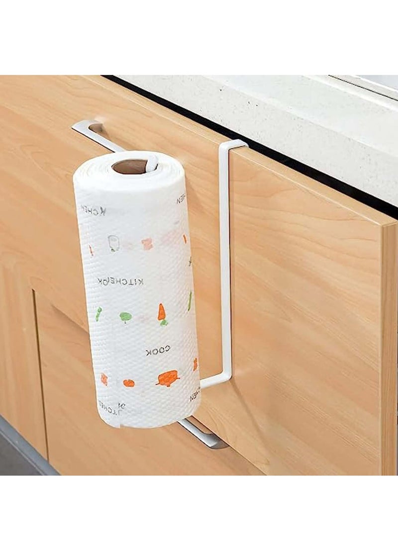 MODERN HOME PaPer Towel Holder Towel Rack Towel Bar Hooks for Kitchen, Dispenser Under Cabinet Paper Roll Holders for Kitchen Bathroom Hanging Paper Towel Rack Paper Towels Rolls  - Image 4
