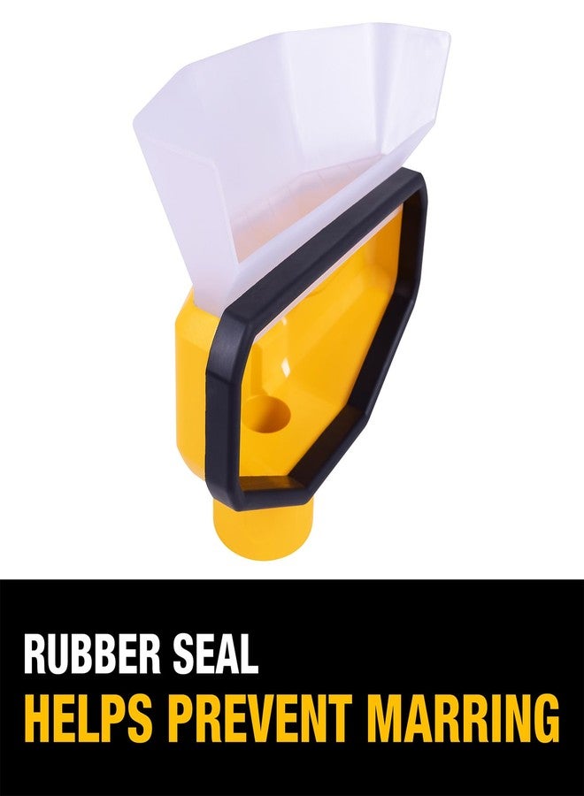 DEWALT Shop Vac Dust Collector, Wet Dry Vacuum Accessory Attachments for Easy Collection of Dust, Funnel Design, Hands Free, DXVA00-1500, 1 Pack, Yellow - Image 3