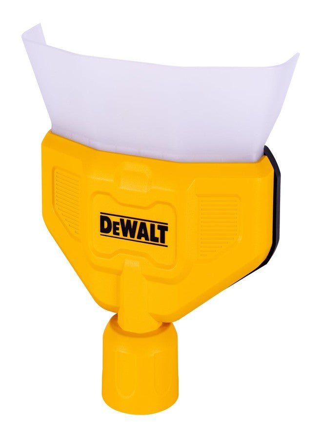 DEWALT Shop Vac Dust Collector, Wet Dry Vacuum Accessory Attachments for Easy Collection of Dust, Funnel Design, Hands Free, DXVA00-1500, 1 Pack, Yellow - Image 1