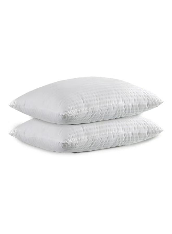 Silver Star Cotton Filled Sleeping Pillow Set of 2 – Hotel Quality Soft Cotton Pillows – Comfortable Pillow for Neck and Back Support – 75×50 cm – Luxury Bed Pillows for Home, Hotels, and Bedroom Use - Image 5