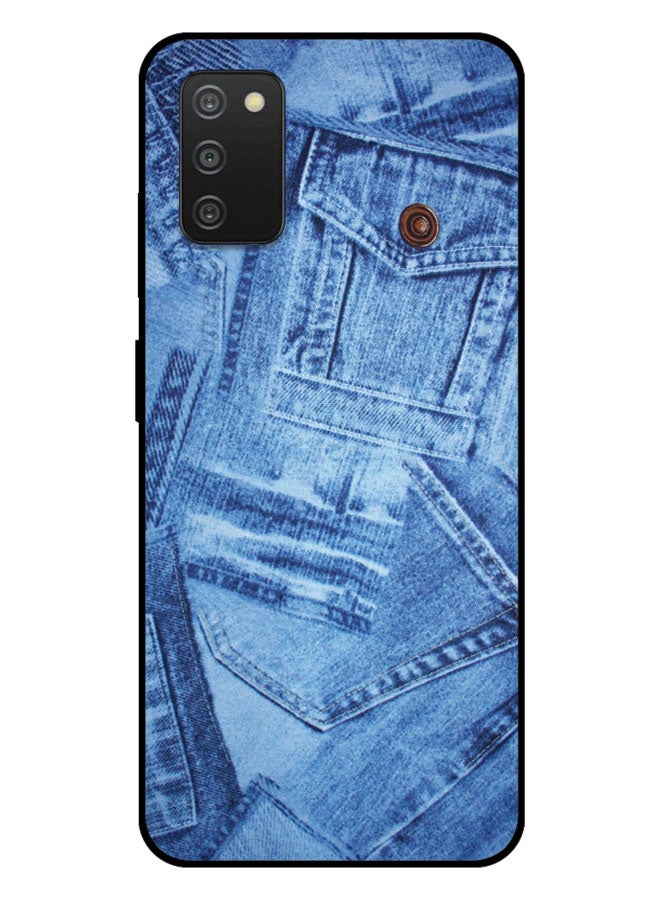 EYE CATCH Printed Protective Case Cover For Samsung Galaxy A03S -  Jeans Pocket - Image 1