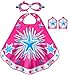 iROLEWIN Star SuperheroCapes Mask for Kids SuperHeroCostumesToys as Boys Girls BigSisterBrother Gift Birthday Bracelets - Image 2
