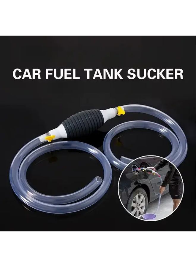 Manual Siphon Pump Hose Set For Fuel Gasoline Diesel And Water Transfer - Image 1