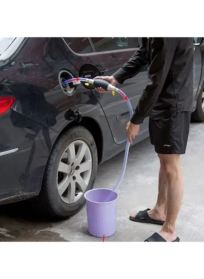 Manual Siphon Pump Hose Set For Fuel Gasoline Diesel And Water Transfer - Image 5