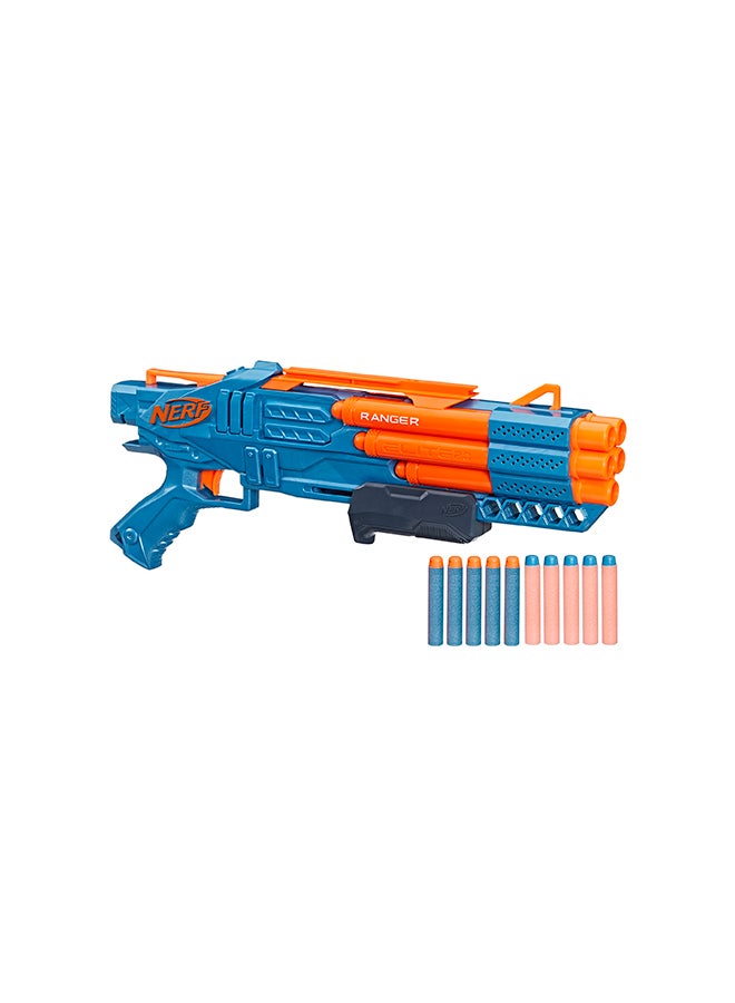 NERF Elite 2.0 Ranger Pd-5 Blaster, 5-Barrel Blasting, 10 Elite Darts Easy To Use Dart Storage Pump Action Customizing Capabilities - Image 1