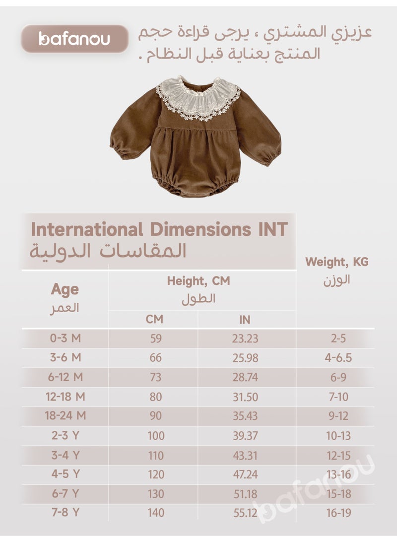 Bafanou Spring Baby 100% Cotton Romper Newborn Casual Bodysuit Baby Girl Clothes  - Image 3