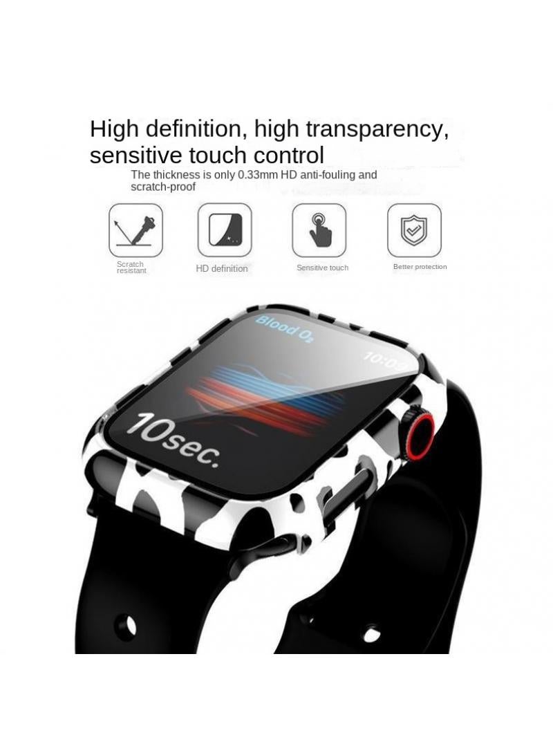 Y&D Suitable For AppleWatch 44mm universal Watch Tempered Film Integrated Protective Case - Image 5