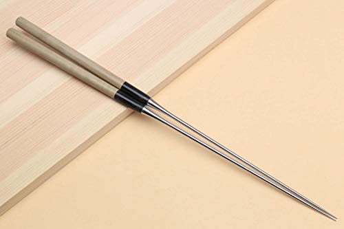 Yoshihiro Moribashi Chopsticks Japanese Sushi Chef Traditional Garnishing Plating Tweezers Magnolia Handle 7 In(180mm) - Image 2