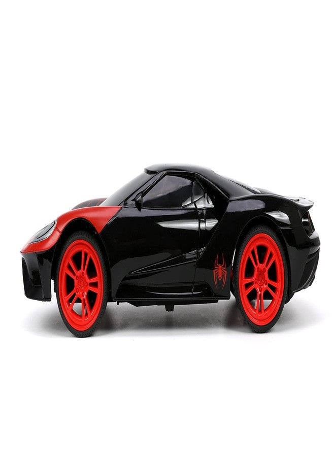 Jada Marvel Spider-Man 1:16 Miles Morales 2017 Ford GT RC Remote Control Car 2.4GHz, Toys for Kids and Adults - Image 5
