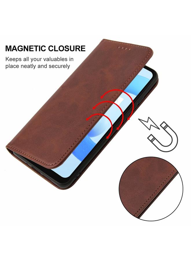 S-TOP Case For Realme C11 2021 Magnetic Closure Leather Phone Case - Image 5
