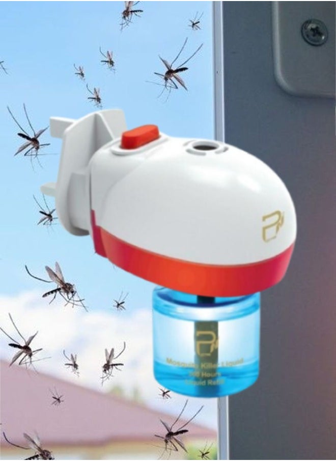 PYRON 10 Pieces Mosquito Killer With Liquid Multicolour 45ml  - Image 2