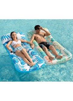 Jasonwell Inflatable Pool Float Lounge - 2 Pack Floaties Rafts For Adults Floating Lounger Sun Tanning Floats Cool Water Floaty Swimming Lake Beach Party Toys  - Image 1