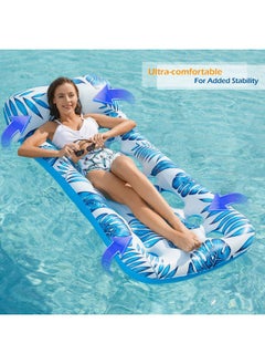 Jasonwell Inflatable Pool Float Lounge - 2 Pack Floaties Rafts For Adults Floating Lounger Sun Tanning Floats Cool Water Floaty Swimming Lake Beach Party Toys  - Image 5