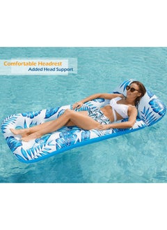 Jasonwell Inflatable Pool Float Lounge - 2 Pack Floaties Rafts For Adults Floating Lounger Sun Tanning Floats Cool Water Floaty Swimming Lake Beach Party Toys  - Image 2