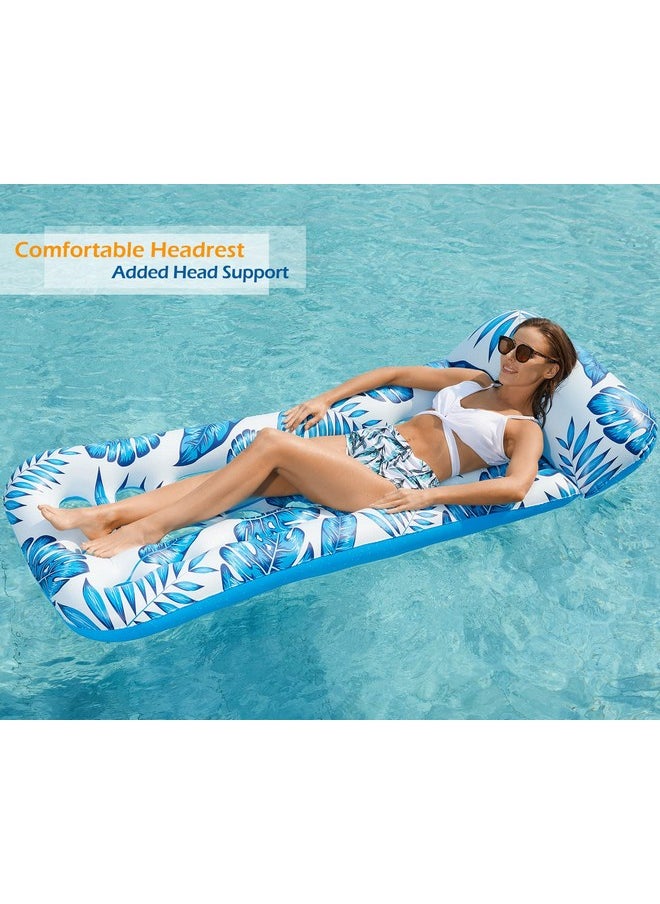 Jasonwell - Inflatable Pool Float Lounge - 2 Pack Floaties Rafts For Adults Floating Lounger Sun Tanning Floats Cool Water Floaty Swimming Lake Beach Party Toys - Image 1