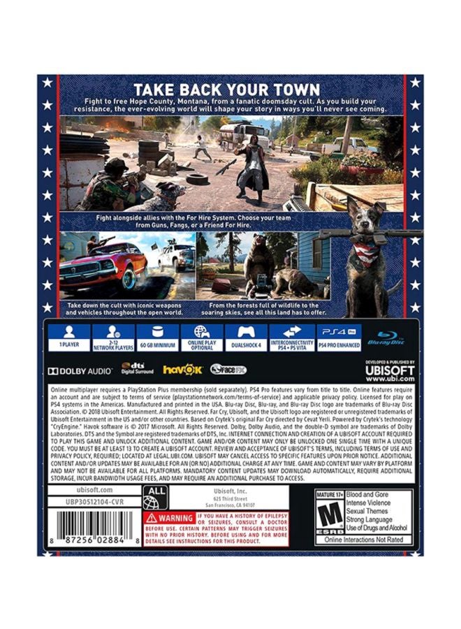 أوبيسوفت لعبة الفيديو "Far Cry 5" (إصدار عالمي) - الأكشن والتصويب - playstation_4_ps4 - Image 2