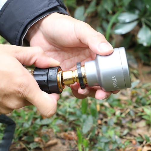 STYDDI Garden Hose Quick Connect Fittings Coupler, Metal Hose Fitting Quick Connector 3/4 Inch GHT Male and Female - No Leaks Water Hoses Quick Disonnect Adapter, 4 Set - Image 2