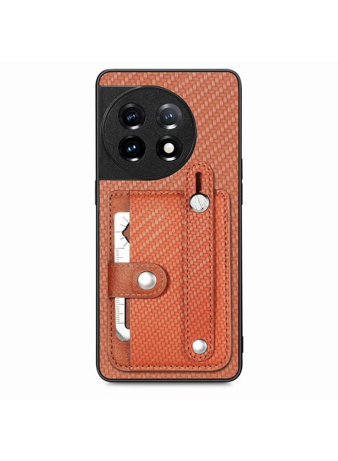 اس-توب جراب لهاتف OnePlus 11 مزود بسوار معصم ومسند ومحفظة بطاقات وغطاء خلفي وحافظة هاتف مع سكين أداة - Image 1