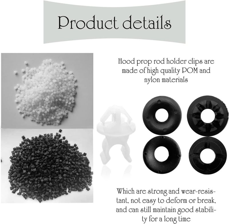 NTNEV 30 PCS Hood Prop Rod Holder Clips - Image 3