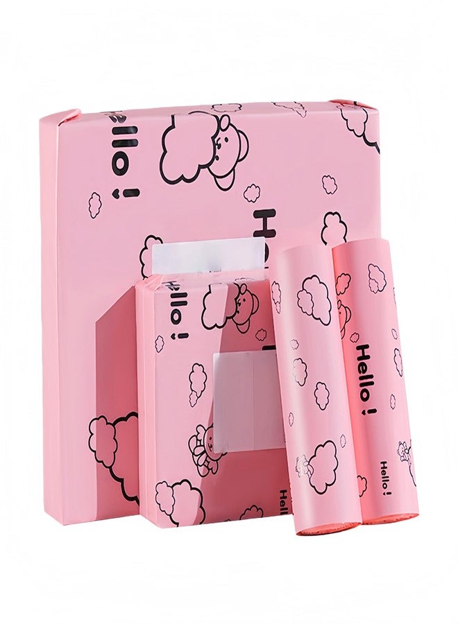 PABCK 50 Pcs Poly Mailers Self Adhesive Shipping Envelope Mailer for Small Business Self Seal Pink Plastic Poly Mailing Bag for Clothes Gifts Packaging 5.9x7.87+1.97 inch - Image 3