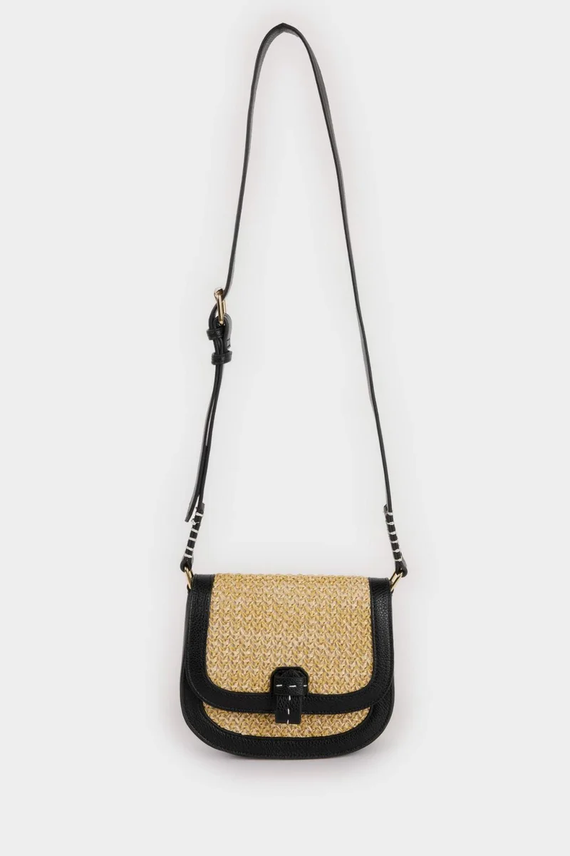 ديفاكتو Woman Straw Shoulder Bag