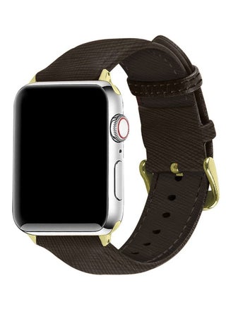 Apple Watch Band 41mm/40mm/38mm Premium Leather Band Buckle Strap Wristband Dark Brown - pzsku/Z2E92E5A5652C735CC21FZ/45/_/1670569131/41c912e6-fdb6-4935-9aa1-1e09e7cb21d9