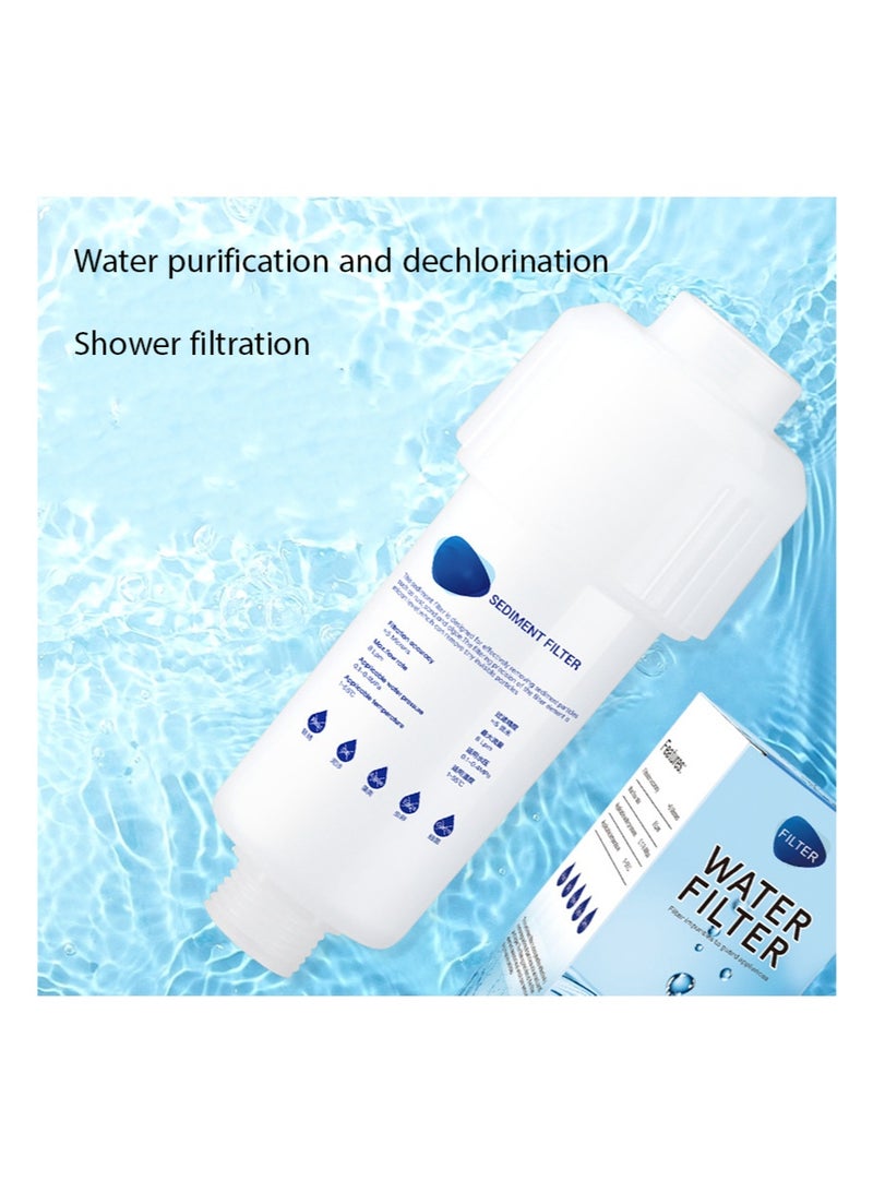 BIRUITE Household Water System Sediment Filter, Water Filter Cartridge, Universal Sediment Filter, Suitable for Laundry, Kitchen, Bathroom, Toilet Water System - Image 2