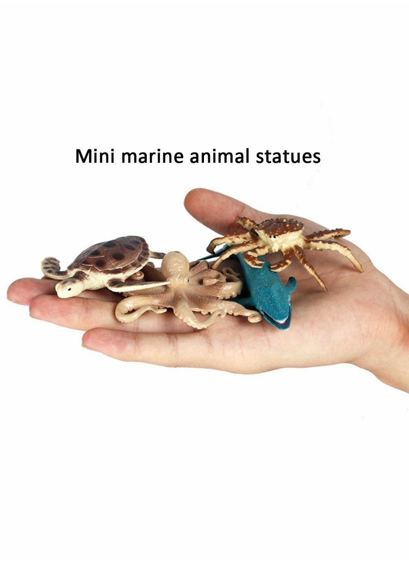 Generic - Realistic Mini Safari Animal Statues for Kids Party Supplies and Cake Toppers , 12 Pieces - Image 1