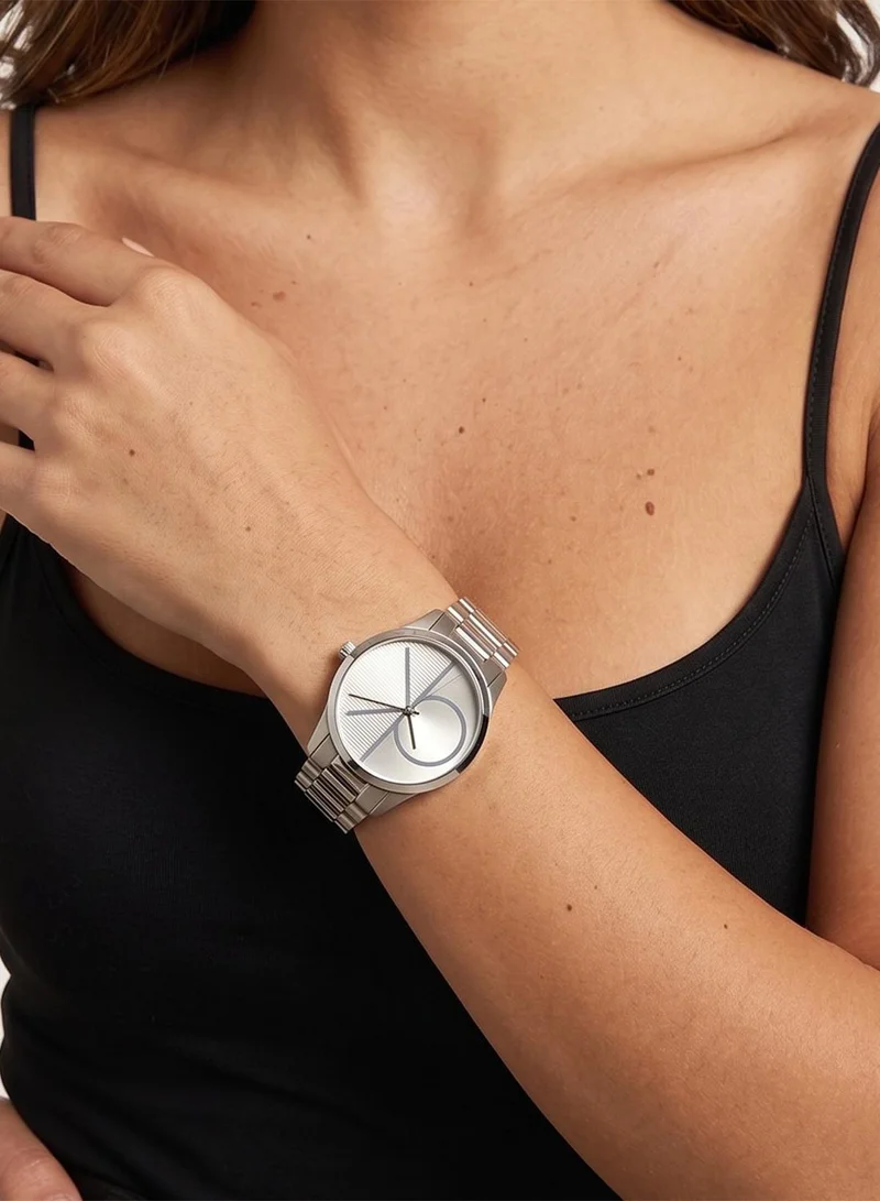 CALVIN KLEIN  Iconic Analogue Watch with Steel Bracelet - 25200345 for Women | Best Price UAE