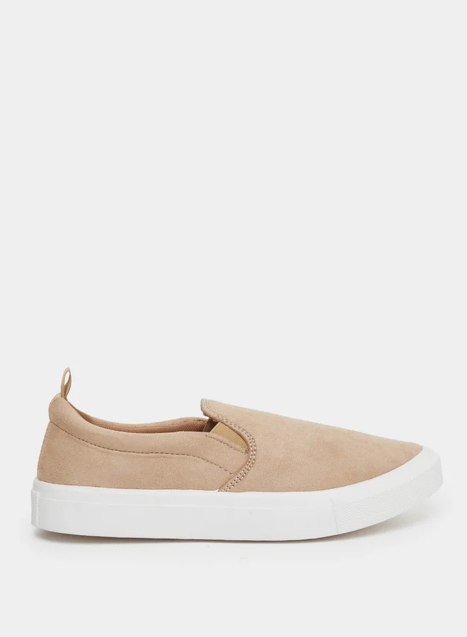Styli Men Suede Look Slip-On Casual Shoes