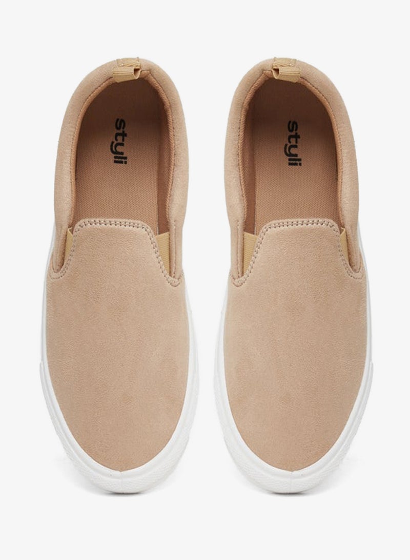 Styli Men Suede Look Slip-On Casual Shoes - Image 5