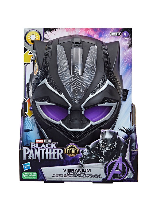 AVENGERS - Marvel Black Panther Marvel Studios Legacy Collection Black Panther Vibranium Power Fx Mask Roleplay Toy, Toys For Kids Ages 5 And Up - Image 1
