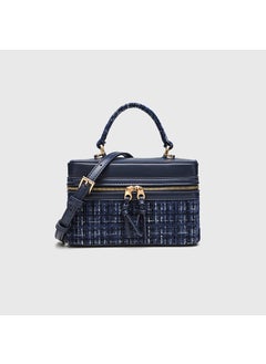 Generic Za Cross-Border Rice Box Bag Womens Fashionable Hard Handbag Spanish Style Shoulder Bag Quality Top 2025 Small Bag Black with LOGO 