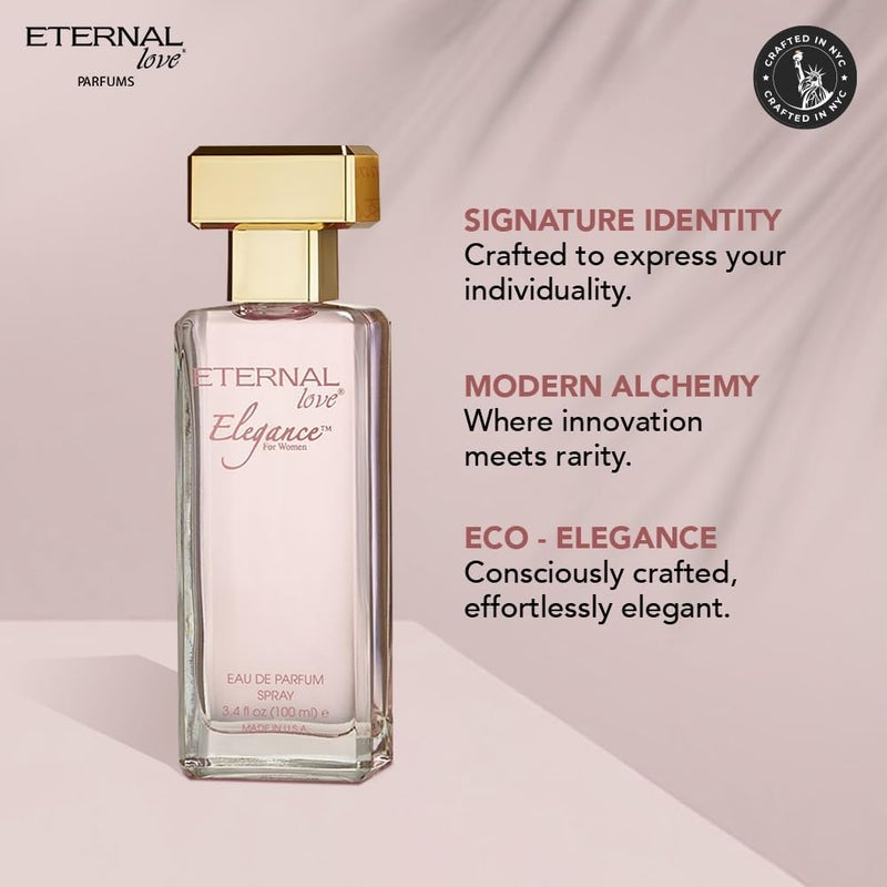 Eternal Love Elegance Eau De Parfum for Women, 100 ml - Image 5