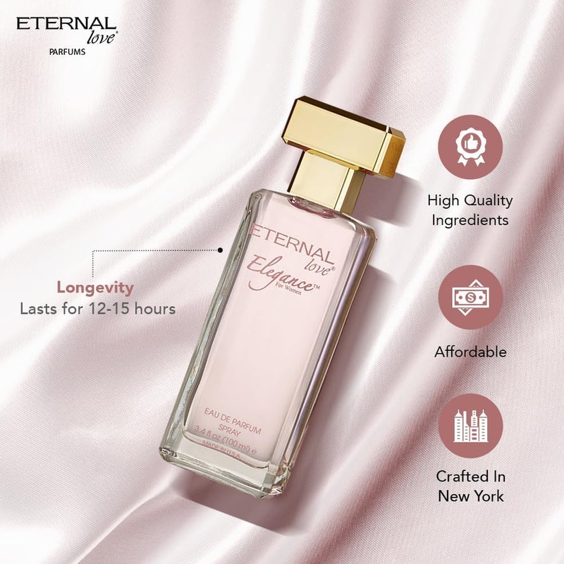 Eternal Love Elegance Eau De Parfum for Women, 100 ml - Image 4