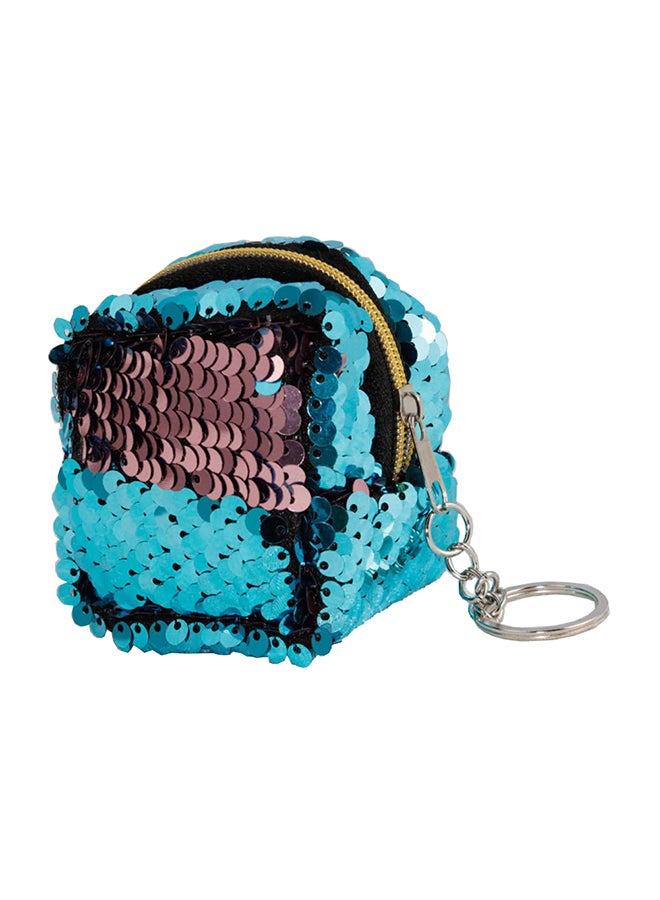 Retro Style Wallet Keychain