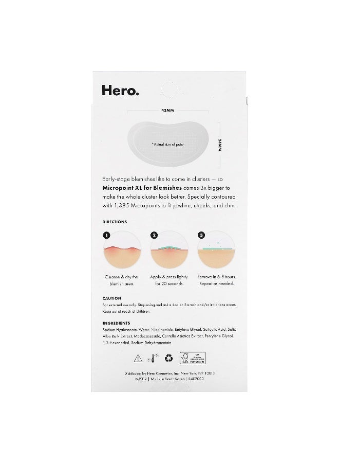 Hero Cosmetics Hero Cosmetics, Mighty Patch® Micropoint XL For Blemishes, 6 Patches  - Image 2