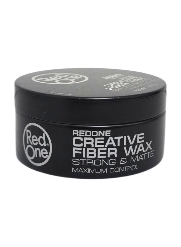 Red One Cre Ative Fiber Wax Strong & Matte For Men 100ml - Image 1