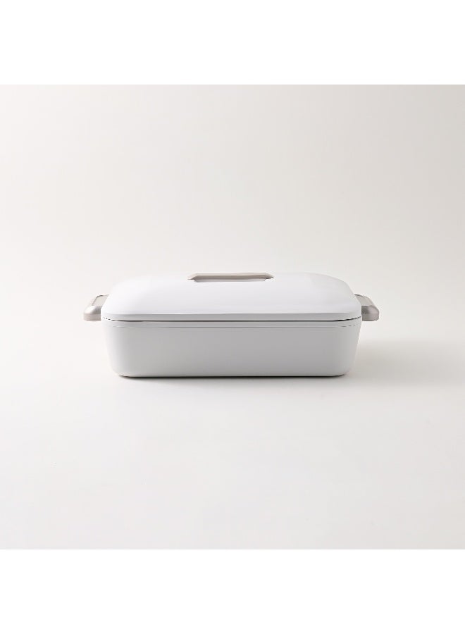 ENJOY RECTANGLE INSULATED FOOD WARMER SERVER COLORADO 2.8L - WHITE / GLD - Image 2