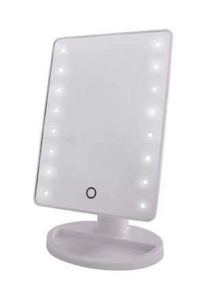مرآة مكياج مع أضواء LED بيضاء - view 5