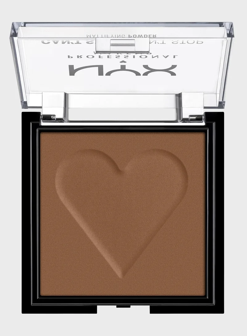 NYX PROFESSIONAL MAKEUP Can't Stop Won't Stop Mattifying Powder  Deep