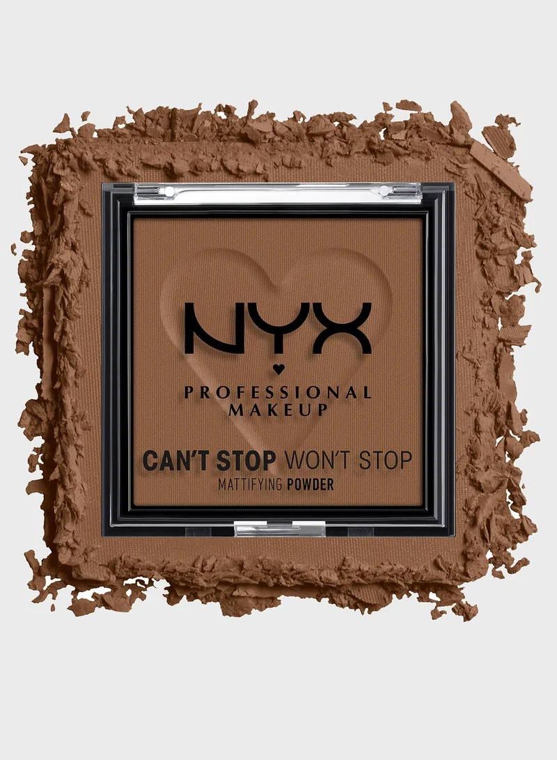 NYX PROFESSIONAL MAKEUP Can't Stop Won't Stop Mattifying Powder  Deep